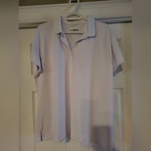 Columbia white colored golf shirt